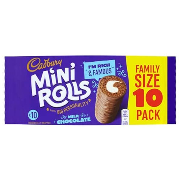 Cadburys Chocolate Mini Roll 10'S (12'S)