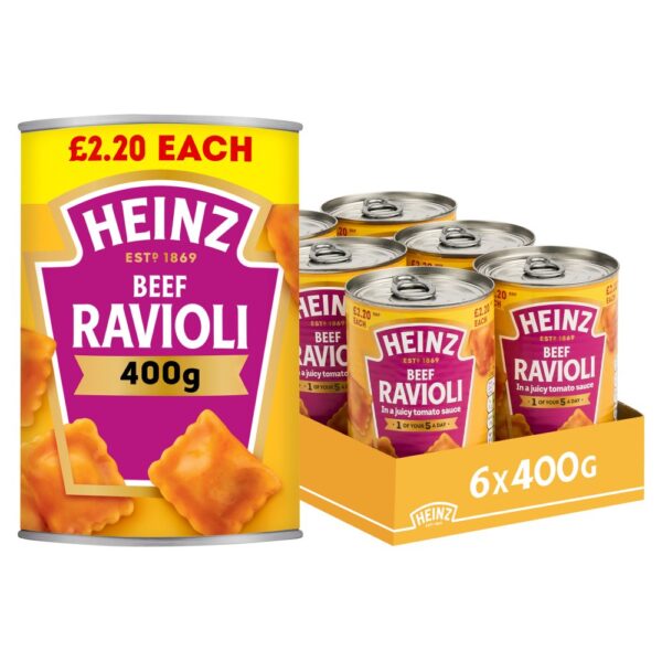 Hz Beef Ravioli 400G Pm2.20 (6'S)