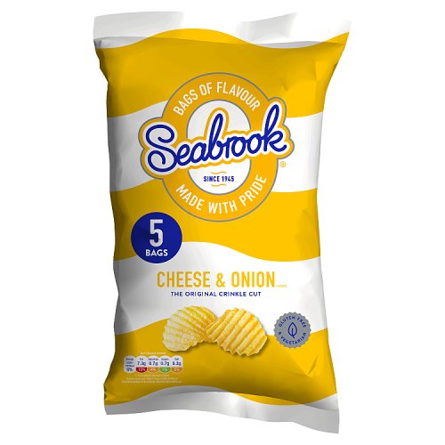 Seabrook Crisps Asstd 5'S 125G